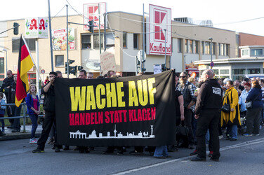 Neonazi Demo, Berlin