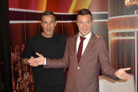 Kai Pflaume bei der Präsentaion seiner Wachsfigur in Berlin