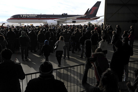 Wahlkampfrede von Donald Trump in Dubuque