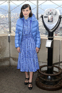 Empire State Building Lighting Ceremony mit Millie Bobby Brown in New York