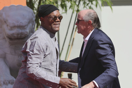 Hand and Footprint Ceremony mit John Davis in Los Angeles