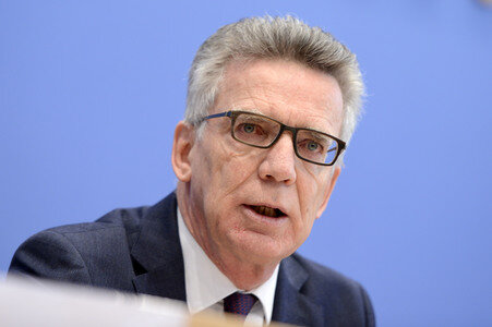 Pressekonferenz zur Entwicklung und aktuellen Flüchtlingszahlen in Berlin