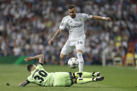 Champions League Match Real Madrid vs Manchester City in Madrid