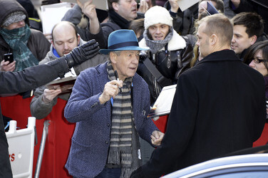 'Mr. Holmes' Pressekonferenz Abfahrt, Berlinale 2015