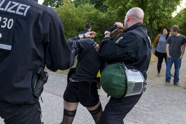 Bärgida Gegendemo in Berlin