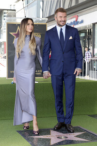 David Beckham erhält einen Stern auf dem Hollywood Walk of Fame in Los Angeles
