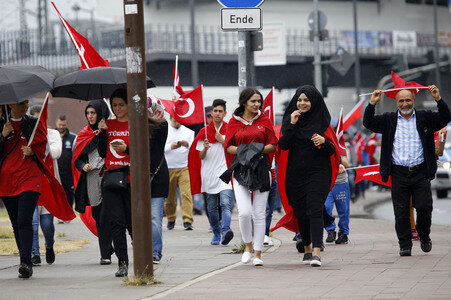 Erdogan-Demo in Köln