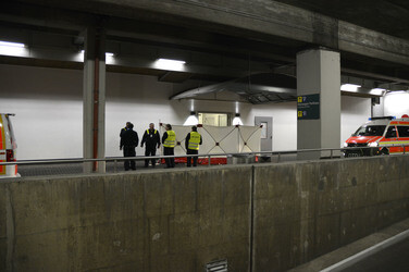 Flughafen Düsseldorf nach Flugzeugunglück