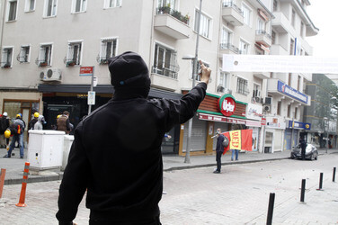 Maidemonstration in Istanbul