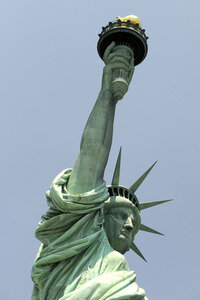 Pressetermin  zu den Bauarbeiten am Statue of Liberty Museum in New York