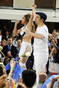 Konzert von Jennifer Lopez & Lin-Manuel Miranda in New York