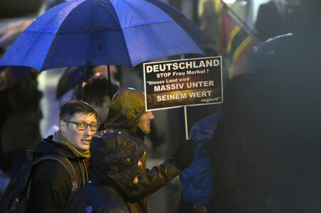 'Merkel muss weg' Demo in Berlin