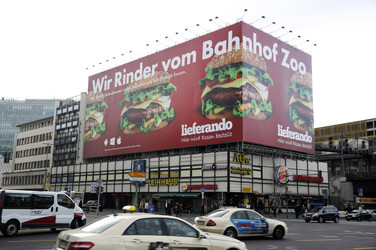 'Wir Rinder vom Bahnhof Zoo' Werbekampagne, Berlin