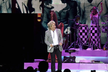 Konzert von Rod Stewart in Berlin