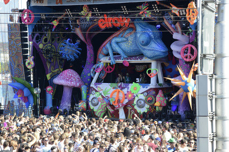 Street Parade 2018 in Zürich
