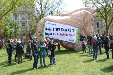 Anti-TTIP-Demo in Hannover