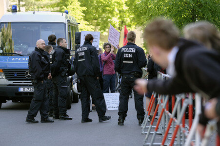 Protest gegen AfD Sommerfest in Berlin