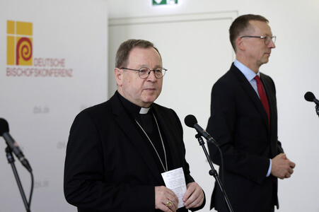 Auftakt-Pressekonferenz zur Frühjahrsollversammlung der Deutschen Bischofskonferenz in Würzburg