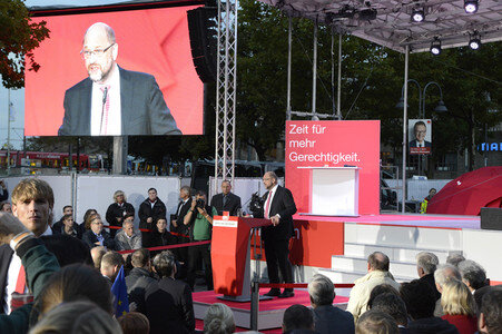Wahlkampfveranstaltung mit Martin Schulz in Köln