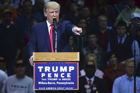 Donald Trump Wahlkampfveranstaltung in Wilkes-Barre