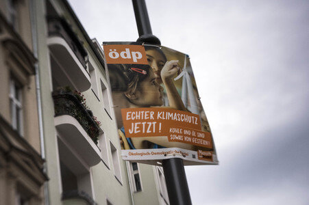 Bundestagswahlkampf-Plakate in Berlin