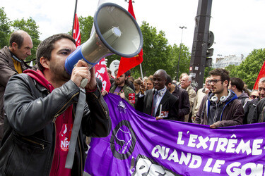 Demonstration gegen die Front National, Paris