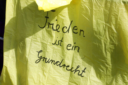 Kundgebung für Frieden im Gazastreifen in Berlin
