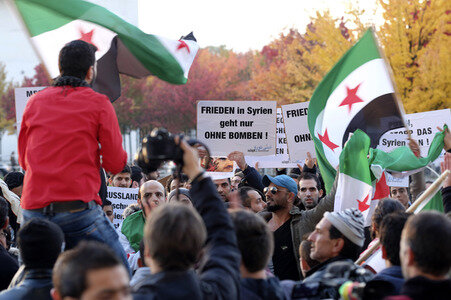Demo gegen Putin in Berlin