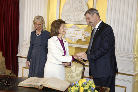 Besuch von Königin Silvia von Schweden in München
