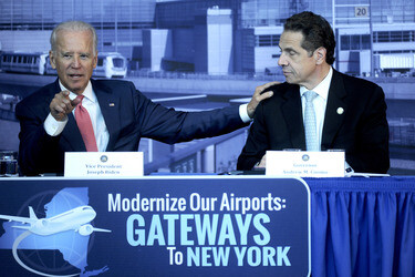 Pressetermin zur Modernisierung der Infrastruktur, New York