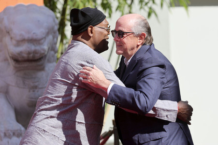 Hand and Footprint Ceremony mit John Davis in Los Angeles