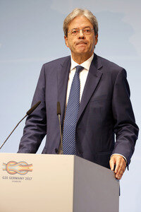 G20 Pressekonferenz von Paolo Gentiloni in Hamburg