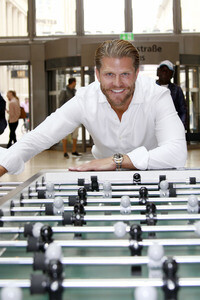 Kickern mit Paul Janke zur Fussball-EM in Hamburg