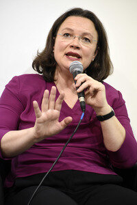 Andrea Nahles auf der Frankfurter Buchmesse 2017
