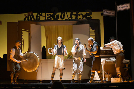 Theaterprobe 'Erich und die Detektive' in Berlin