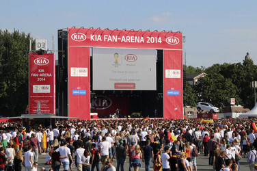 WM-Fanfest beim Spiel Deutschland gegen Frankreich, Hamburg