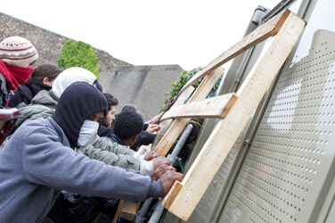Französische Polizei räumt Flüchtlingslager bei Calais