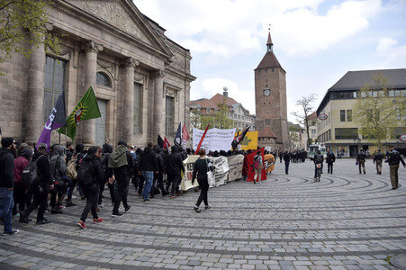 1. Mai Demo in Nürnberg