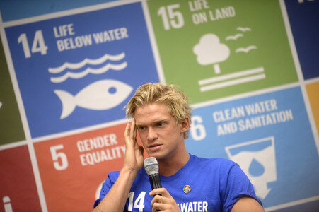 Podiumsgespräch mit Cody Simpson in New York