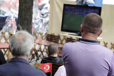 UEFA-Fußball-Europameisterschaft 2016 Spiel Türkei gegen Kroation in Berlin