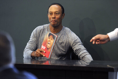 Signierstunde von Tiger Woods in New York