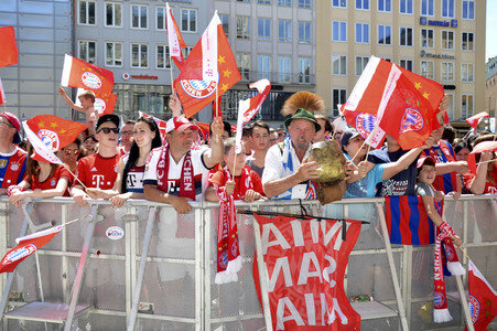 DFB-Pokalfeier des FC Bayern München
