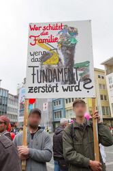 Bildungsplan-Demos in Stuttgart