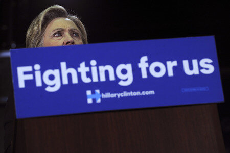 Walkampfrede von Hillary Clinton in New Jersey