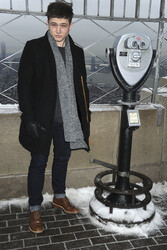 Taron Egerton auf dem Empire State Building, New York