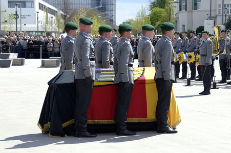 Staatsakt für Hans-Dietrich Genscher in Bonn