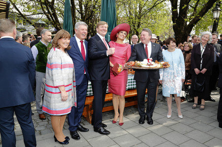 König Willem-Alexander und Königin Maxima der Niederlande in München
