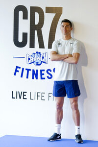 Cristiano Ronaldo präsentiert CR7 Crunch Fitness in Madrid