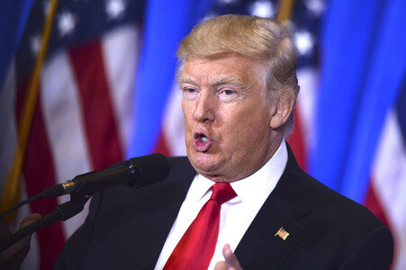 Donald Trump Pressekonferenz in New York