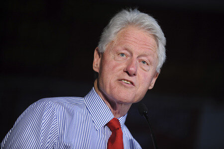 Wahlkampfrede von Bill Clinton in Edison
